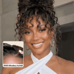 UNice 13x4 Bye-Bye Slip™ Glueless Lace Black Straight Bleached Knots Drawstring Wig No Baby Hair 150% Density