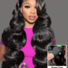 Burmese Curly Wig With Finger Curly Ends Bye-Bye Slip™ 7×5 Lace Closure Glueless Glam-Ready Defined Finger Curl Ends Soft Natural Volume