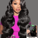 Burmese Curly Wig With Finger Curly Ends Bye-Bye Slip™ 7×5 Lace Closure Glueless Glam-Ready Defined Finger Curl Ends Soft Natural Volume