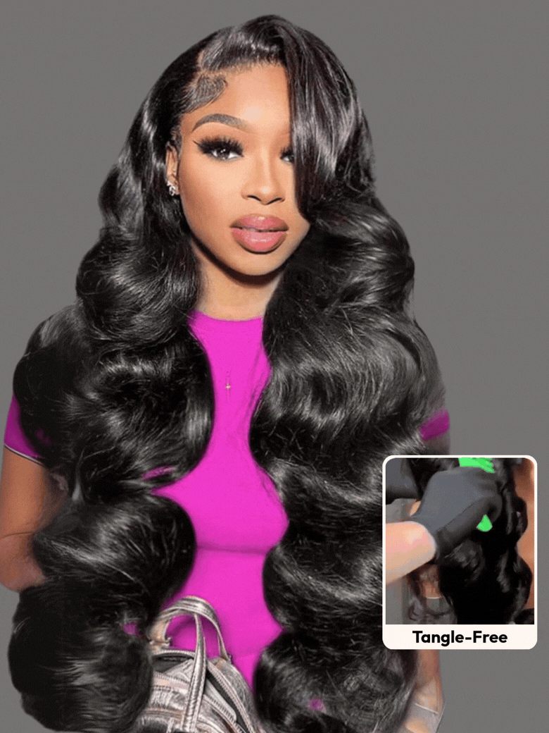 Burmese Curly Wig With Finger Curly Ends Bye-Bye Slip™ 7×5 Lace Closure Glueless Glam-Ready Defined Finger Curl Ends Soft Natural Volume